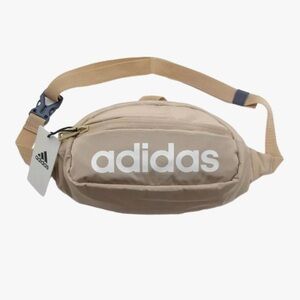Adidas Tan Belt Bag Fanny Pack Logo Adjustable Strap NWT